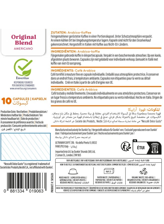 Dunkin Dolce Gusto Orginal Blend Americano 70 Gm - Image 3