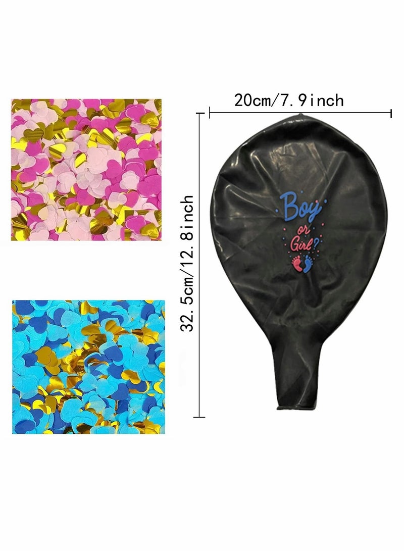 كاست ويف بالونات الكشف عن جنس المولود، ديكور بالونات مقاس 36 بوصة للأولاد أو البنات - Image 4
