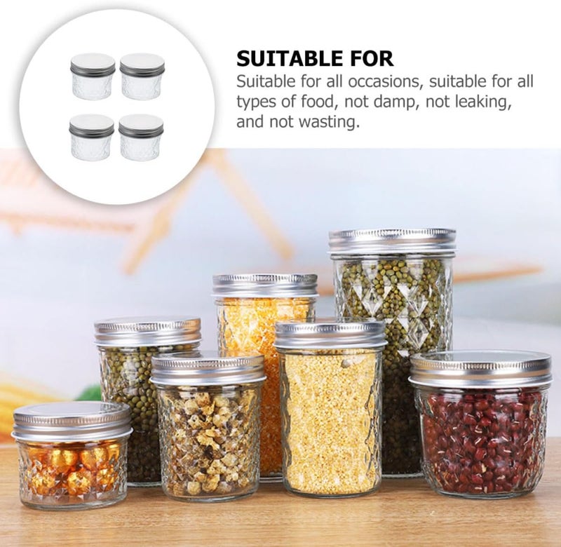 Affordable fast purchase options FRCOLOR 8pcs 100ml Glass Mason Honey Storage Jars with Airtight Sealed Lids, Mini Jam and Caviar Bottles for Kitchen Canning and Food Preservation Daily repeated use trusted quality Wear resistant Custom sizing alternatives Multiple options Stable base All-round well-engineered practical build Cleaner resistant Hardened processed substance Worldwide simple practical design All preference matching build Space saving Tiered purchase options Occasional & permanent usable Durability boosted processed material Replaceable parts All-round unified build Instant order available stock Simple multi-feature universal build Multiple sizes Elegant practical multi-option build Authorized haulage delivery Upgraded simple practical design Cross-material combo compatible Balanced structure - Image 3
