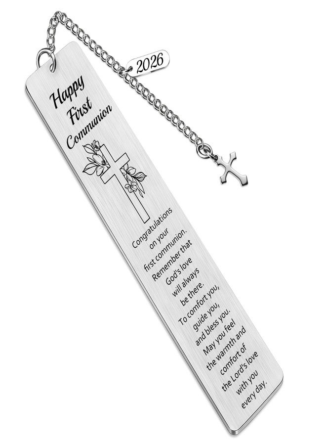 MOEXUKO First Communion Gifts for Women Men First Communion Bookmark Christian Gifts for Women Religious Gift for Friends Sister Daughter Son Baptism Confirmation Bookmarks - Image 1