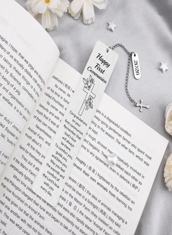 MOEXUKO First Communion Gifts for Women Men First Communion Bookmark Christian Gifts for Women Religious Gift for Friends Sister Daughter Son Baptism Confirmation Bookmarks - Image 5