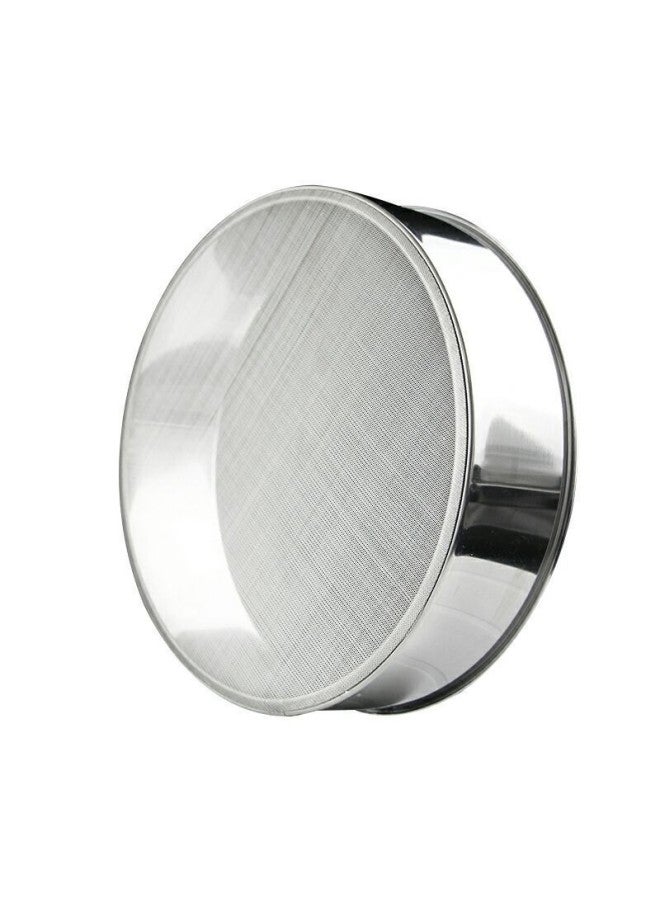 Direct Flour Sieve Stainless Steel Sieve Filter Mesh Corn Sieve Kitchen Baking Surface Luo 30 Mesh 40 Mesh-Specifications:Diameter 19.5CM Thickened 120 PCs/box - Image 1