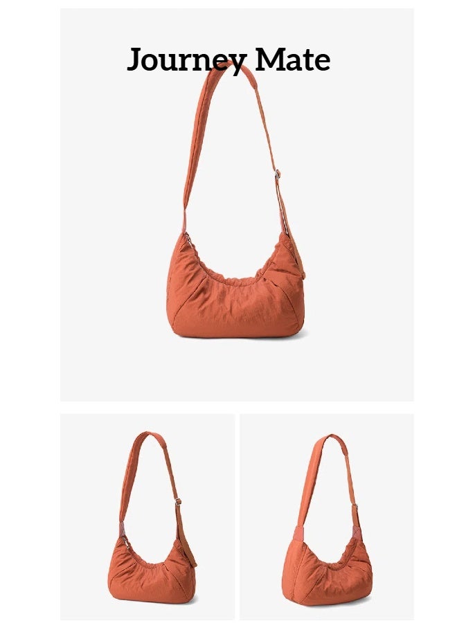 Journey Mate Urban Nylon Crossbody Bag – Stylish & Lightweight Sling Pack for Daily Essentials  - Image 3