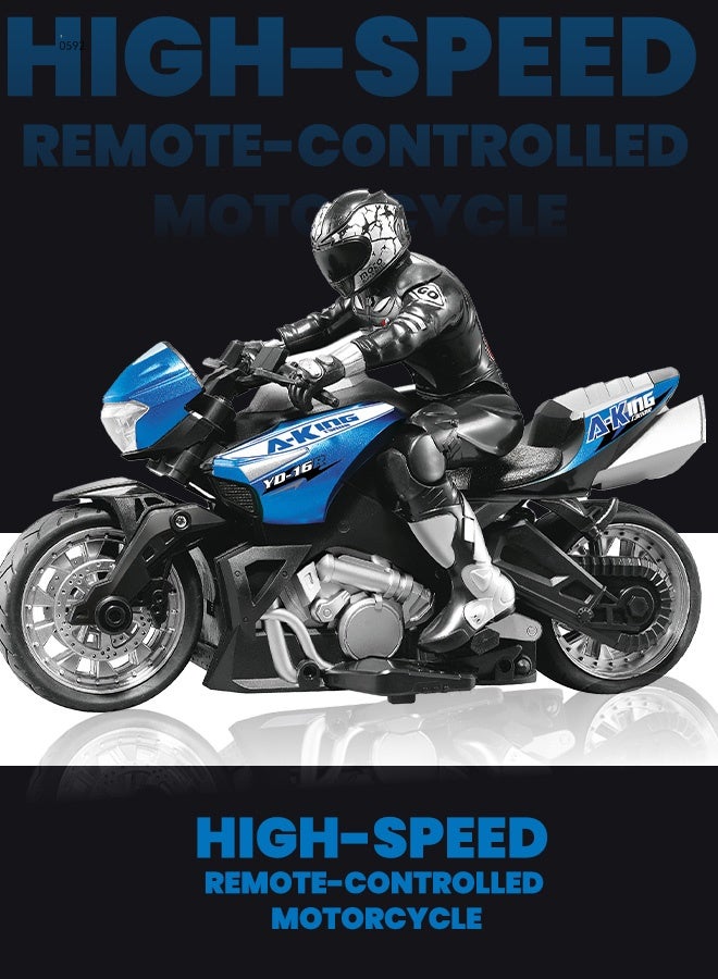 2.4G motorcycle, off-road vehicle, stunt climbing remote control car, drift 4WD remote control car, children's model toy car - Image 1