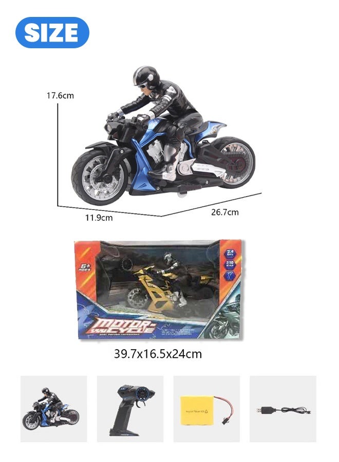 2.4G motorcycle, off-road vehicle, stunt climbing remote control car, drift 4WD remote control car, children's model toy car - Image 2