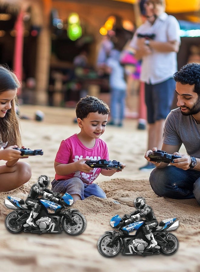 2.4G motorcycle, off-road vehicle, stunt climbing remote control car, drift 4WD remote control car, children's model toy car - Image 3