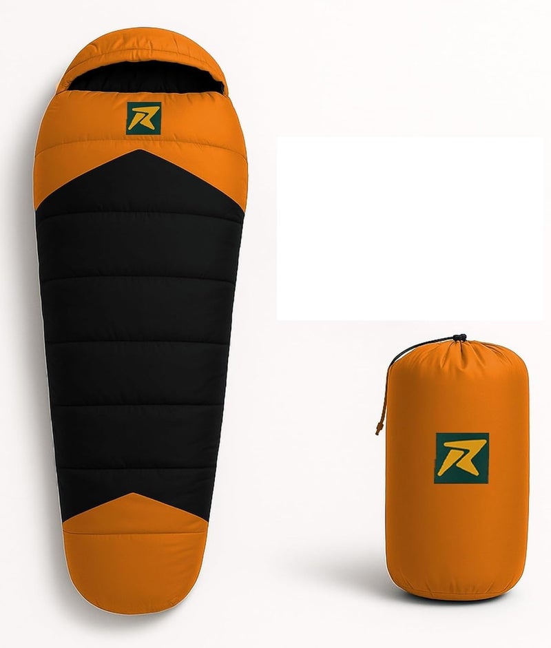 Rocksport Camplite +10°C to +20°C Mummy Shape Sleeping Bag for Camping, Hiking, Indoor & Outdoor, Warm Sleep Bag l Free Adventure Pass - Image 2