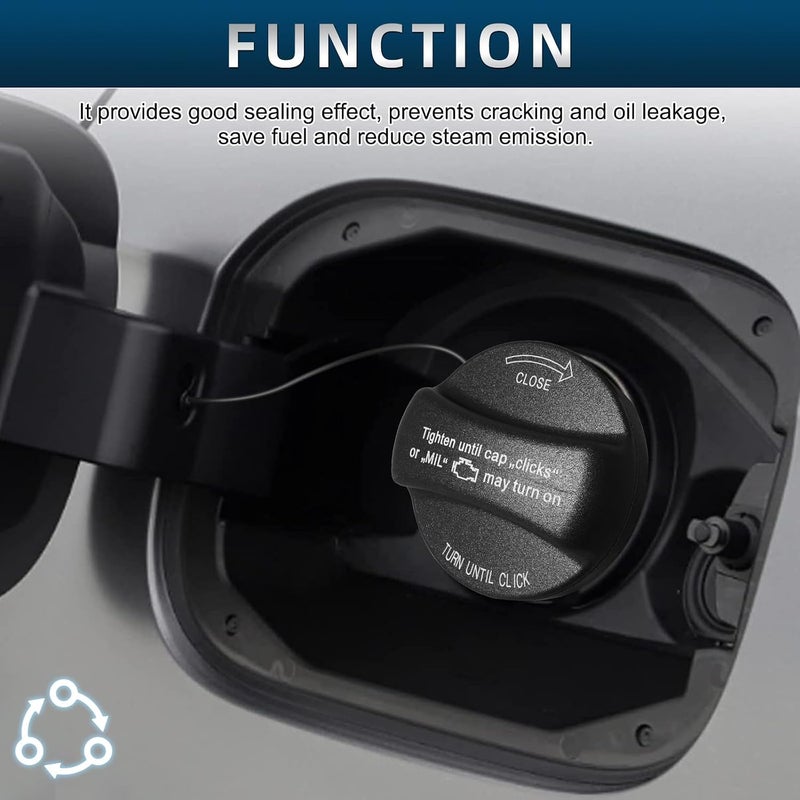 AUTOBABA Fuel Tank Cap Gas Cap Compatible with Mini Cooper& BMW X1 X2 X3 X4 X5 X6 128i 135i 228i 320i 323i 325i xi 328i 330i 335i 428i 525i 528i 530i 535i gt 645ci 650i 740i 745i Replace# 16117222391 - Image 4