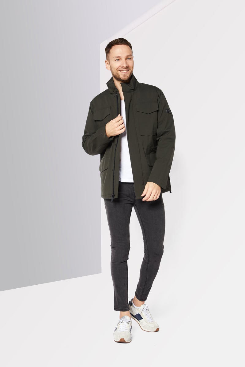 Michael Kors Men High Denity Field Outdoor Coat, Dark Olive - Image 2