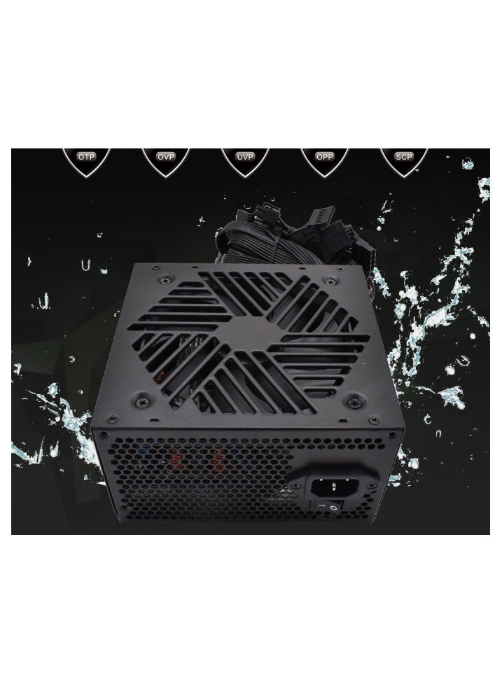 مزود طاقة 750 واط معتمد 80 بلس برونز مروحة 120 مم بتقنية الديناميكا السائلة - Image 2