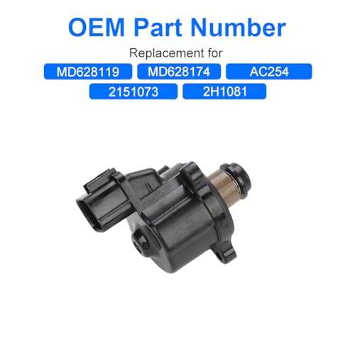 zayody Fuel Injection Idle Air Control Valve IAC Compatible with Chrysler Sebring Dodge Stratus Mitsubishi Eclipse Galant Lancer Montero Sport Outlander Replacement for MD628119 MD628174 AC254 - Image 3