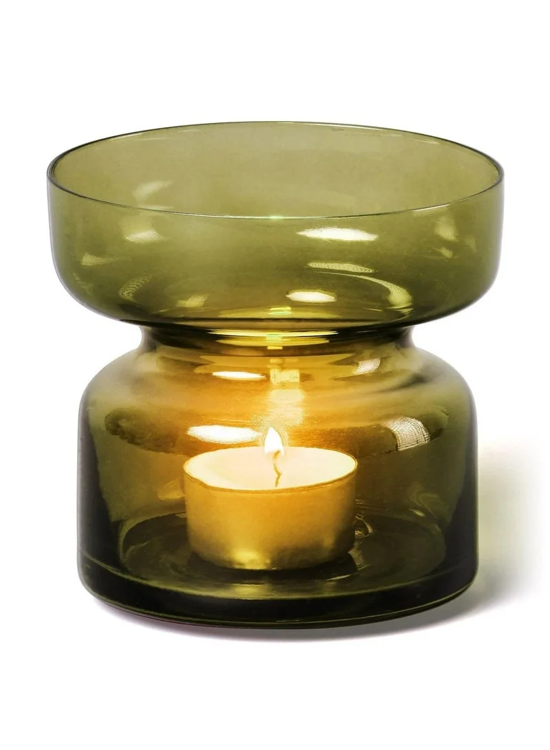 ايري ليفينج Copenhagen Tea Light Holder - Jade Glass