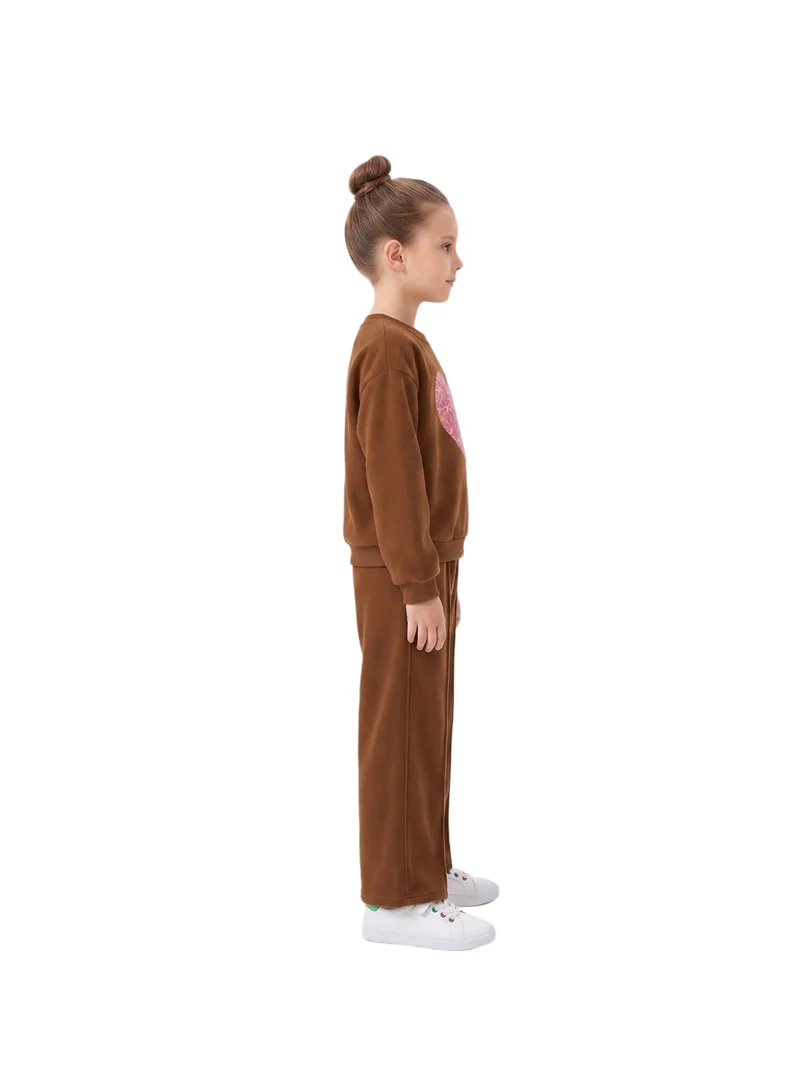 Bidani Sweetheart Cozy Lounge Set  - Brown