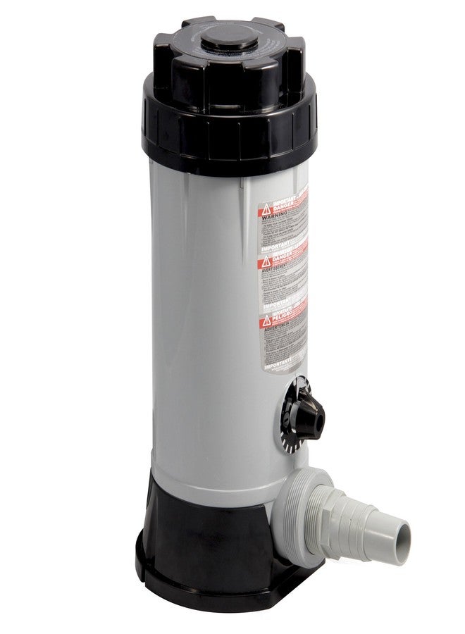 Blue Wave NA3424 In-line Automatic Chlorine Feeder for Above Ground Pools, 9-Pound,Gray,Black - Image 1