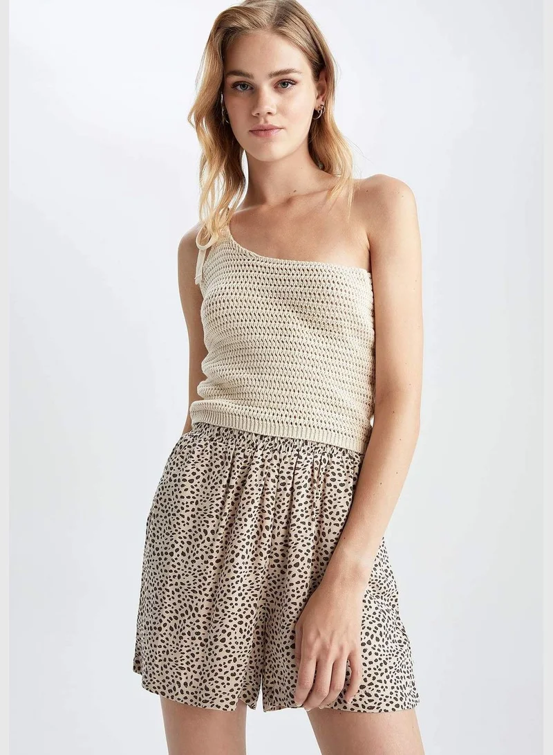 DeFacto Woman Slim Fit Square Neck Tricot Vest