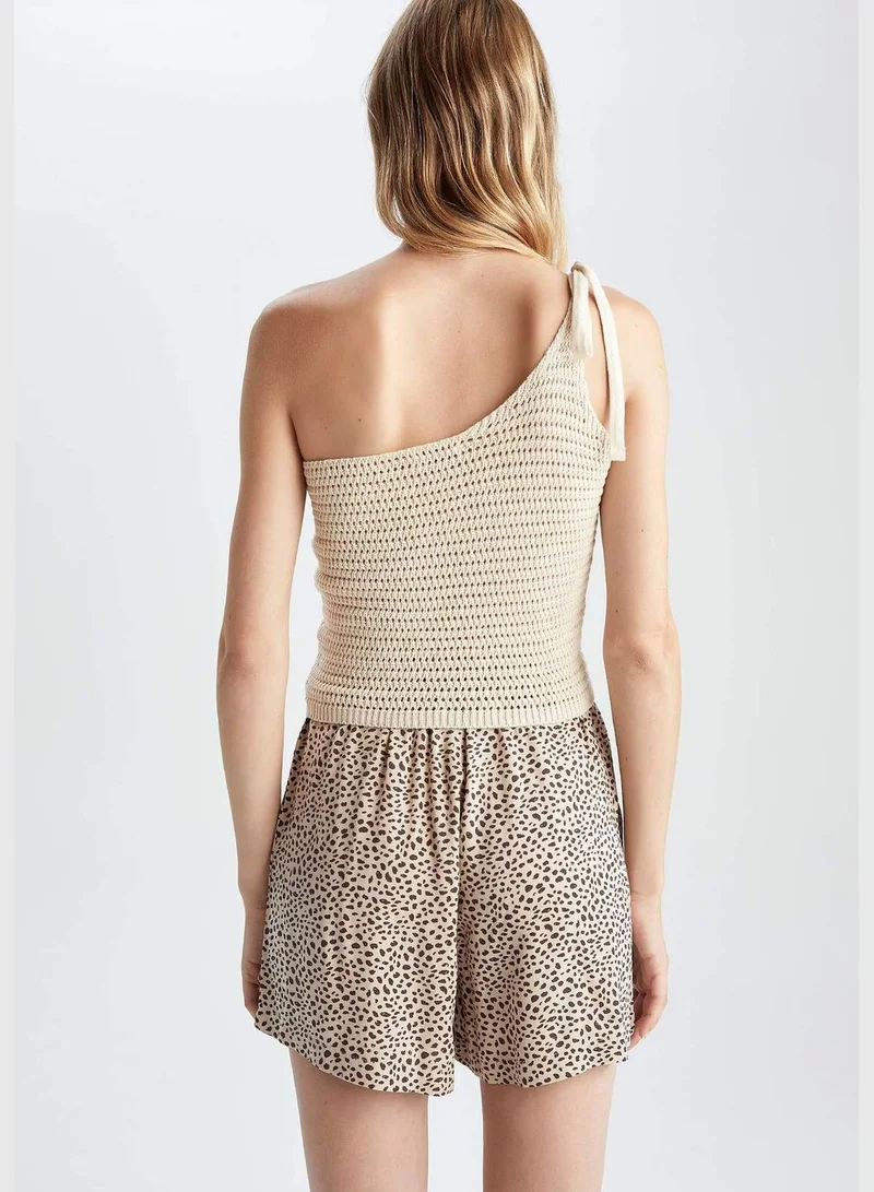 DeFacto Woman Slim Fit Square Neck Tricot Vest