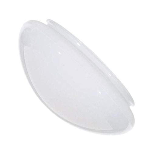 Satco 50-330 9.5-Inch Replacement Mushroom Glass Shade, 7-7/8 Inch Fitter, White (50/330) - Image 1