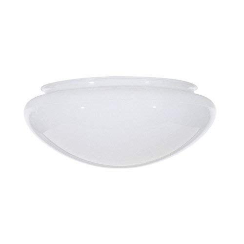 Satco 50-330 9.5-Inch Replacement Mushroom Glass Shade, 7-7/8 Inch Fitter, White (50/330) - Image 2
