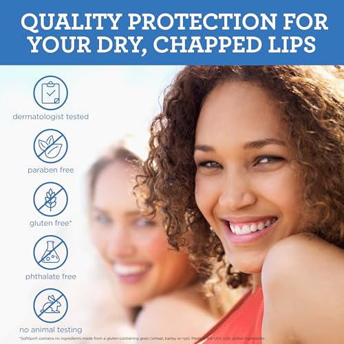 Softlips Daily Lip Moisturizer For Very Dry Lips With SPF, Pearl Tint & Vanilla Flavor Lip Balm, Hydrates, Soothes & Prevents Dry, Chapped Lips, Smooth Glide Formula, 2 Pack (12x0.14 oz) - Image 3
