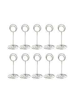 Generic 20 Pcs Table Number Holders Place Card Holder Photo Picture Holder for Wedding Birthday Party  - Image 2