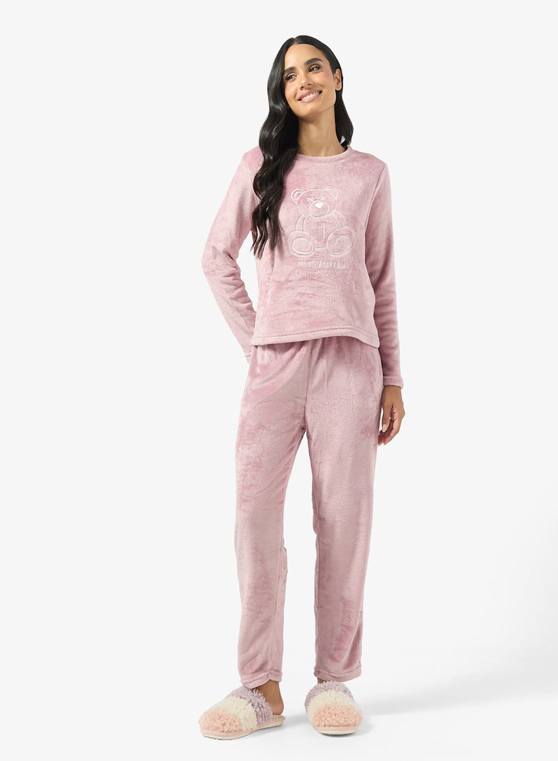 Ginger Cozy Fleece Top & Pant Set - Image 5