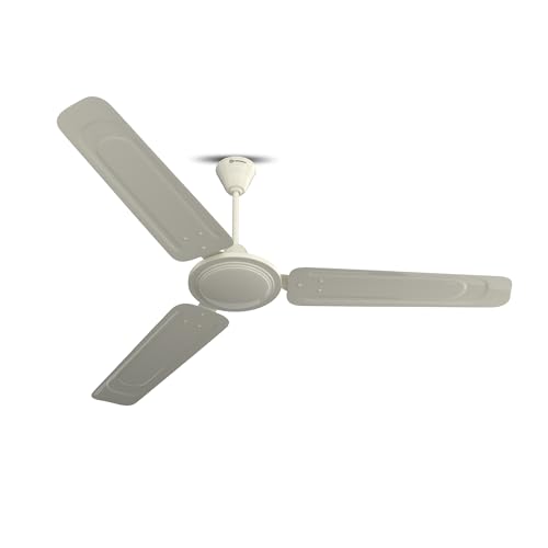 LEDVANCE Windy Ceiling Fan 1200mm | 400 RPM Speed | Low Power Consumption | Higher Air Delivery | BEE Star Rated | Heavy Motor | Suitable for Room, Schools & Offices | 2 Year Warranty - Ivory - Image 1