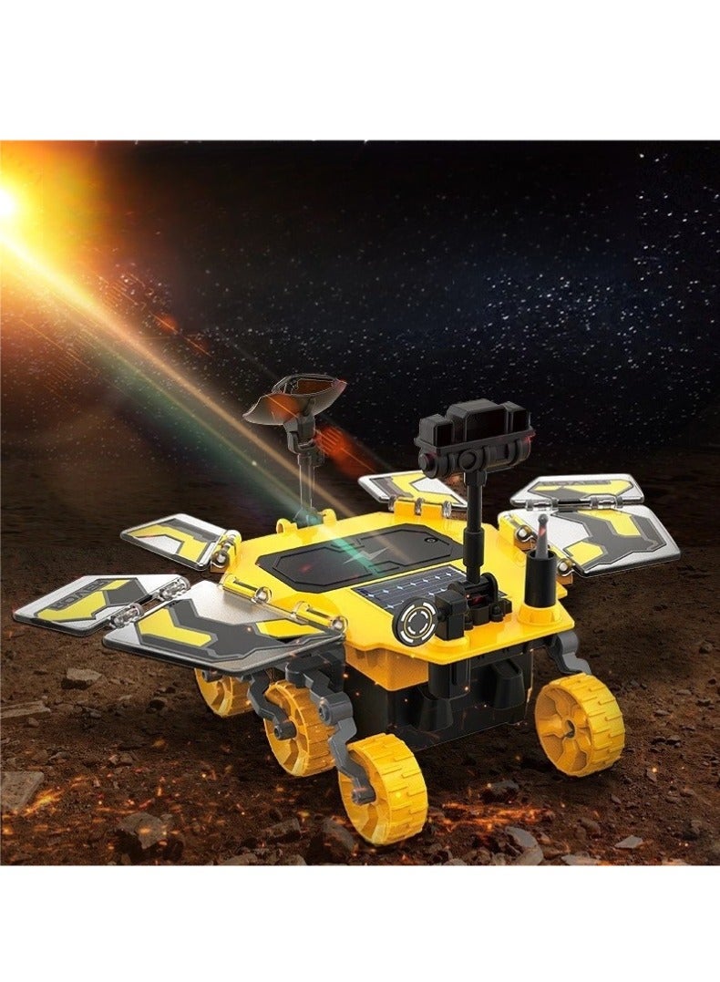Solar Powered Mars Rover STEM Kit - DIY Science Project for Kids Ages 6+, Educational Engineering Toy with Real Solar Panel, Perfect for School Science Fair & Birthday Gift