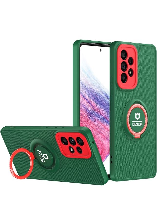 Case Cover For Samsung Galaxy A73 5G Eagle Eye Ring Holder Phone Case (Dark Green + Red) - pzsku/Z4D8585C7D5887DF91A9BZ/45/_/1712188898/b174c63d-43fb-46e3-8ede-c5c10ddf92cf