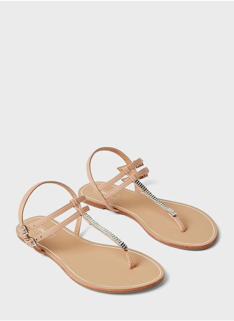 اونلي Embellished Strap Sandals