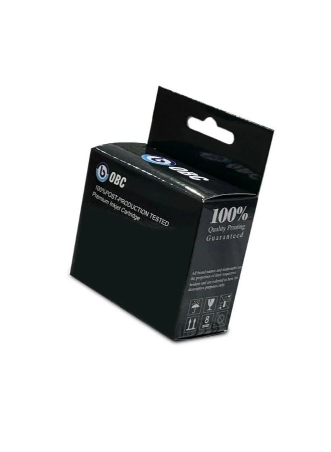 OBC Compatible OBC black printer ink cartridge, replacement for 652 SET BK, high-quality printing for clear, professional text. - Image 1