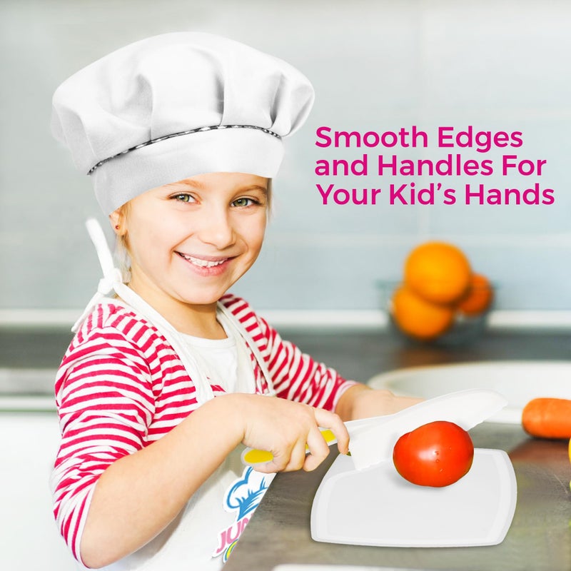 KEFF 30 Pcs Kids Kitchen Set for Cooking & Baking - Real Utensils with Kid Safe Cutting Board and Knife Set for Junior Chef. Montessori Kitchen Tools for Toddlers BPA-Free - Image 4