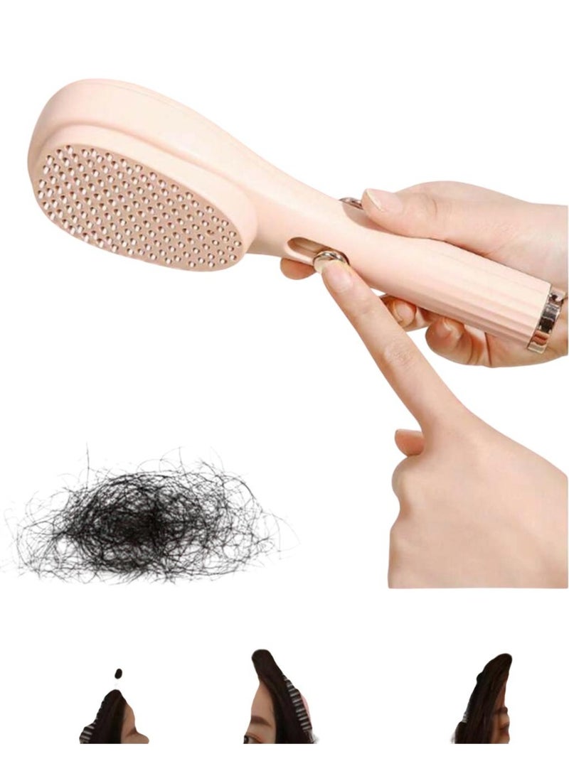 Magic Retractable Scalp Cleaning Comb Without Damaging Hair, Portable Hair Styling Massage Comb, Anti-static Home Hair Comb, Hairbrush, Hair Styling Comb, Rotating Telescopic Comb, Hair Straightening Comb, Massage Comb, Gentle on Scalp, Magic Hairbrush Easy to Clean, Scalp Cleaning, Anti-static, Portable, Scalp Massage Brush for Increasing Hair Volume, Suitable for Travel, Outdoor Activities, Sports, Office, School, Hair Clips, Hair Accessories. 1pc Random Color - Image 3