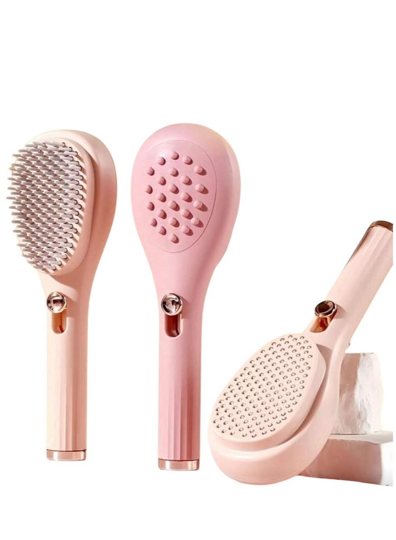 Magic Retractable Scalp Cleaning Comb Without Damaging Hair, Portable Hair Styling Massage Comb, Anti-static Home Hair Comb, Hairbrush, Hair Styling Comb, Rotating Telescopic Comb, Hair Straightening Comb, Massage Comb, Gentle on Scalp, Magic Hairbrush Easy to Clean, Scalp Cleaning, Anti-static, Portable, Scalp Massage Brush for Increasing Hair Volume, Suitable for Travel, Outdoor Activities, Sports, Office, School, Hair Clips, Hair Accessories. 1pc Random Color - Image 2