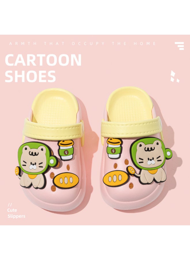 New Summer Children's Slippers For Girls, Cute Cartoon Outdoor Clogs, Beach Baby Sandals For Boys