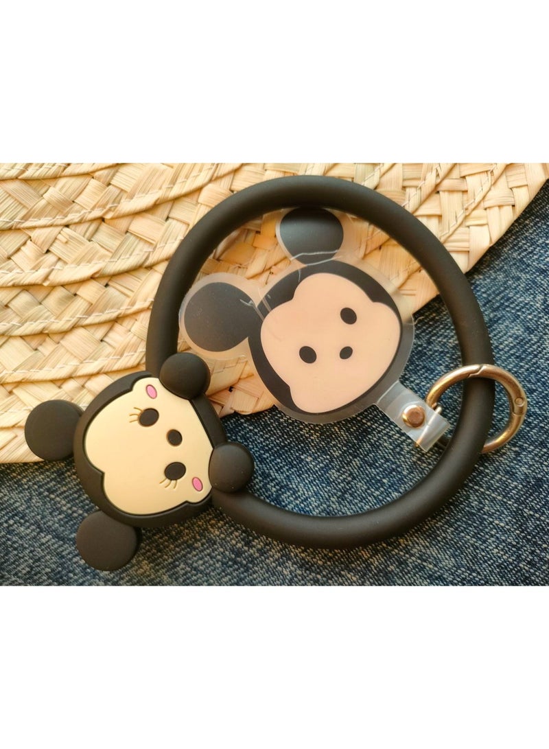 Flexible and lightweight silicone wristband (forget about anyone pulling your mobile phone from you) for all mobile phones - shapes