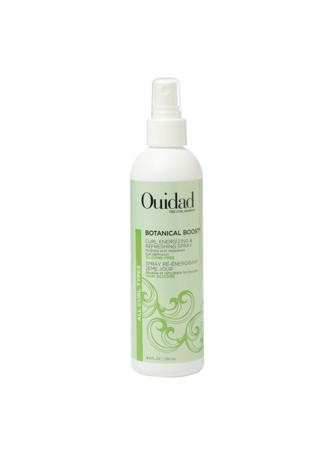 Ouidad Botanical Boost Curl Energizing & Refreshing Hair Spray, 8.5 fl oz, Lasting Definition, No-Residue Refresher Spray for Curly Hair, Adds Weightless Moisture, All Curl Types - Image 2