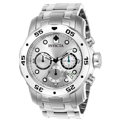 Invicta Men's 0071 Pro Diver Collection Chronograph Stainless Steel Watch - Image 1