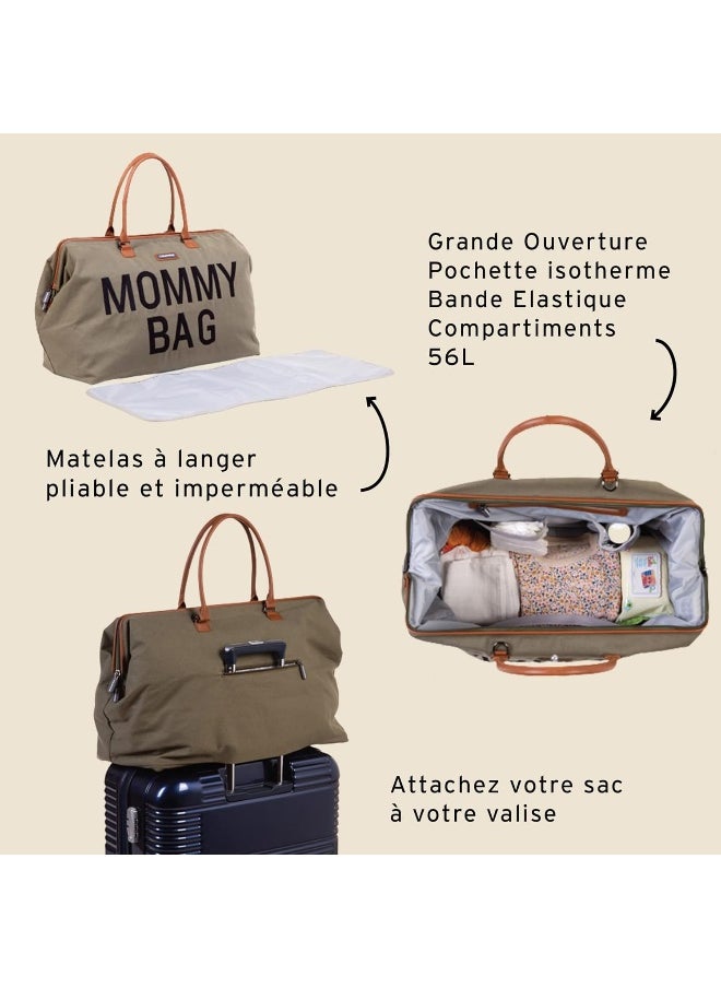 CHILDHOME Mommy Bag, Functional Large Baby Diaper Bag, Travel Hospital Bag For Baby Care  - Image 4