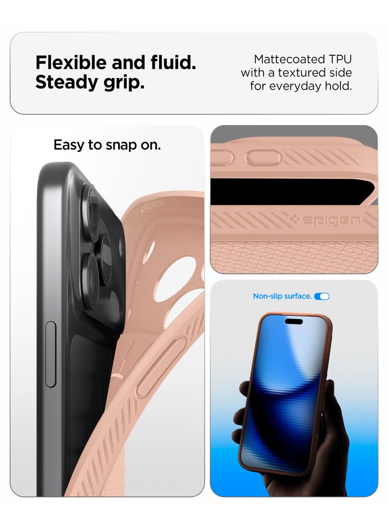 Spigen Liquid Air iPhone 17 Pro Max Case Cover (2025) - Rose Titanium - Image 4