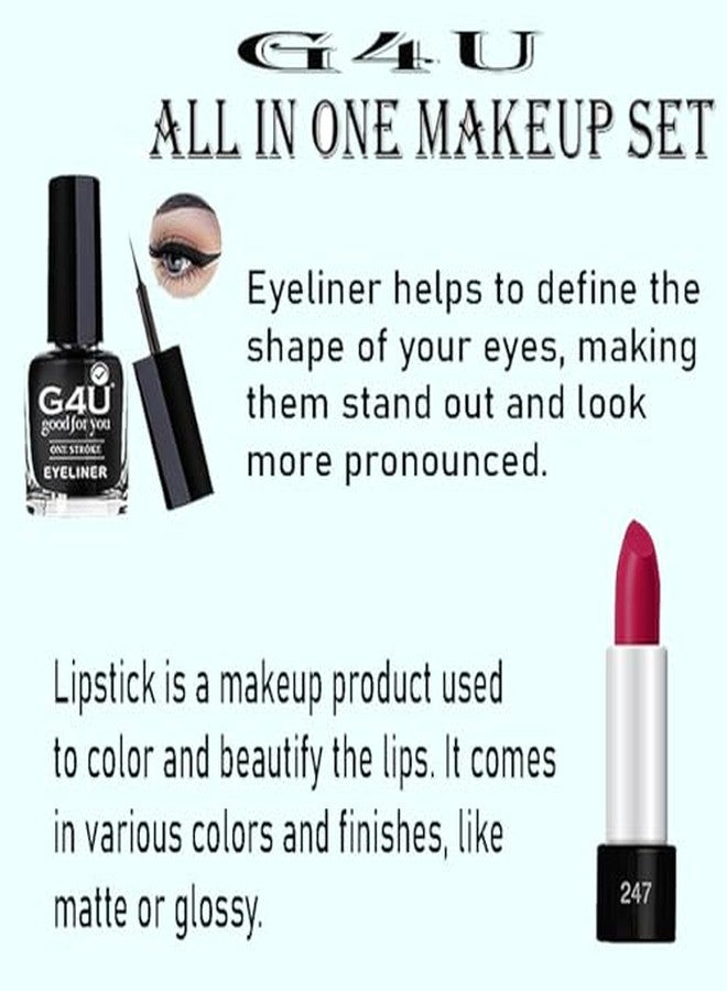 G4U - Timeless Beauty Kit for Girls, All In One Makeup Kit Set With Pouch 112 - Image 5