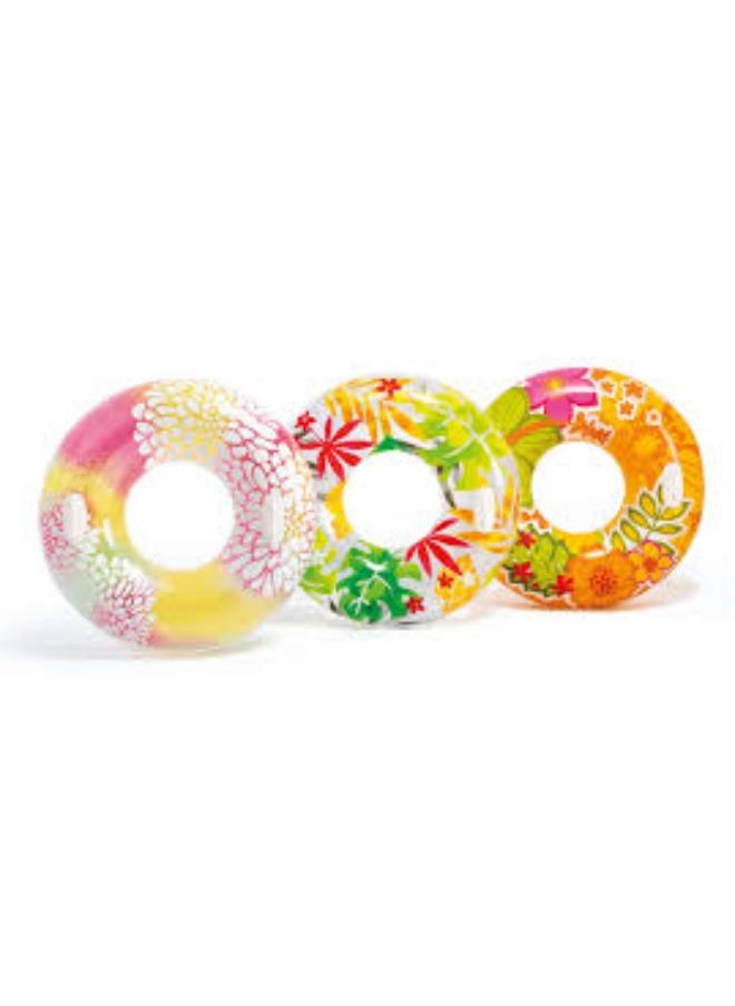 INTEX Transparent Tube With Handles For Swimming-Assorted  - Image 1