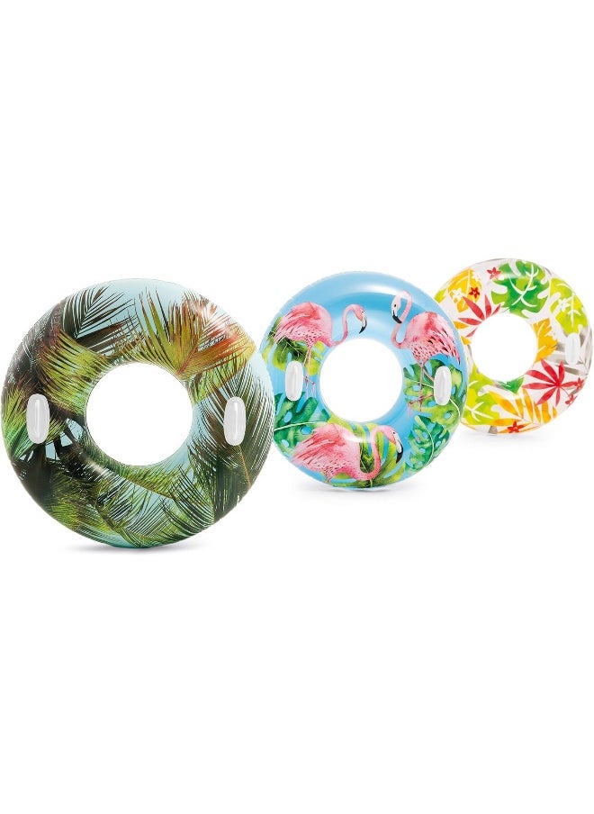 Transparent Tube With Handles For Swimming-Assorted