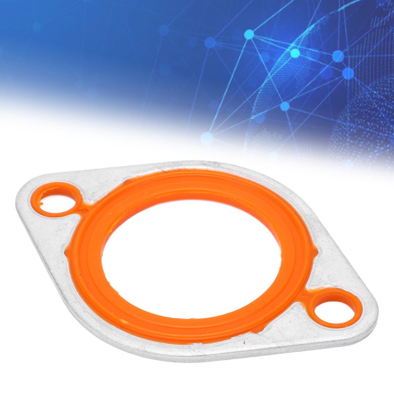 Thermostat Water Neck Housing Gasket Aluminum Silicone Replacement for CHEVY SB BB 265 283 305 327 - Image 3