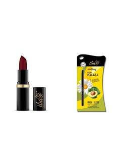 Halal Care Pure Lips Moisturizing Cream Finish Lipstick Shade A72 Maroon Burst 4G And Halal Care All Day Kohl Kajal With Matte Finish Jet Black 0.35G - pzsku/Z4D8642B46B55EEBC46BAZ/45/_/1682324830/a6dbfbaf-25a0-4cb5-8b62-a73a45e6b8df