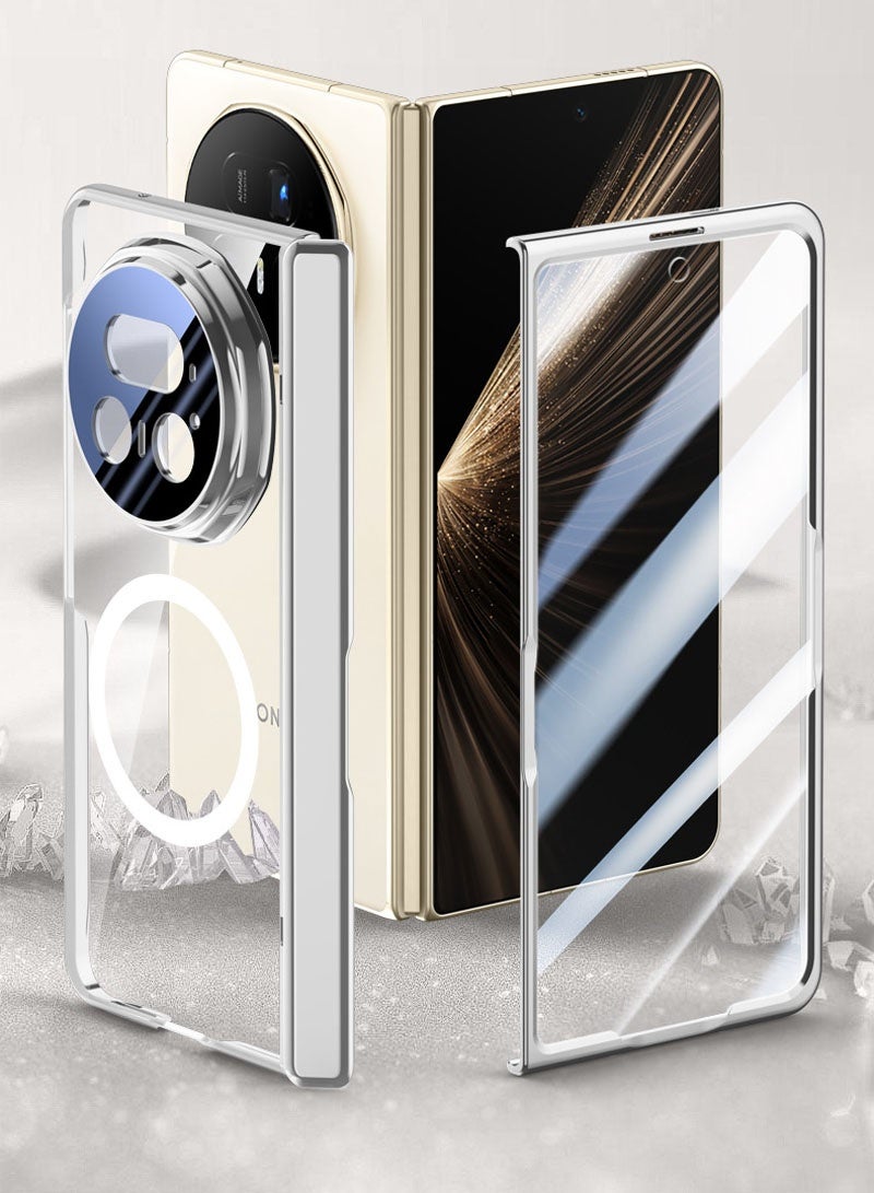 عام غطاء مغناطيسي لهونر ماجيك V5 【بفيلم حماية شاشة مدمج】 【بغطاء كاميرا مدمج】 【يدعم الشحن اللاسلكي】 - غطاء شفاف مطلٍ مضاد للصدمات. - Image 2