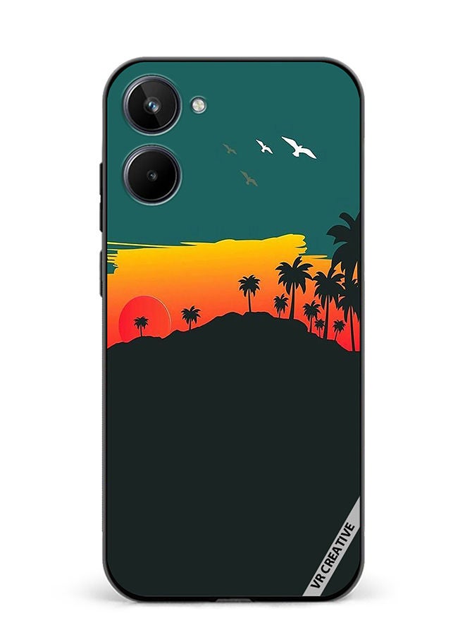 VR CREATIVE Protective Case Cover For Realme 10 Nature Design Multicolour - Image 1