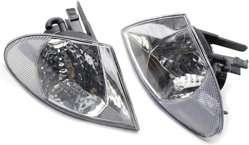 QASULER 2PCS Clean Lens Turn Signal Lights for BMW E46 - Image 1