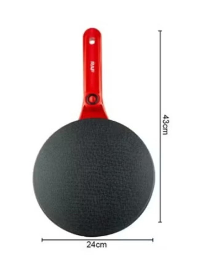 آر إيه أف ماكينة صنع الكريب الكهربائية R5210 - 600 واط، ماكينة صنع الفطائر والروتي غير اللاصقة - Image 3