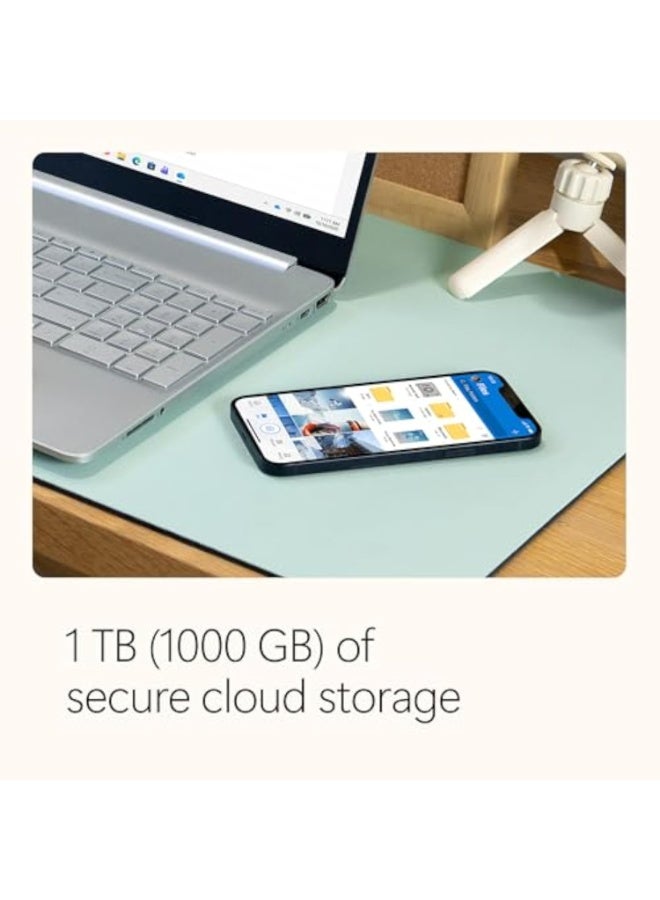 مايكروسيف مايكروسوفت ٣٦٥ | اشتراك ١٢ شهرًا | شخص واحد | تطبيقات أوفيس المميزة: وورد، إكسل، باوربوينت، وغيرها | مساحة تخزين سحابية ١ تيرابايت | تحميل فوري لجهاز كمبيوتر محمول بنظام ويندوز أو ماك بوك | يتطلب التنشيط - Image 4