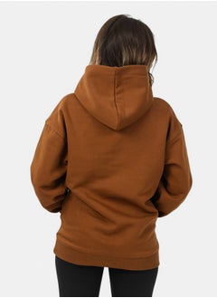 SHECHICK SheChick Iconic Brown Over Sized Hoodie  - Image 3